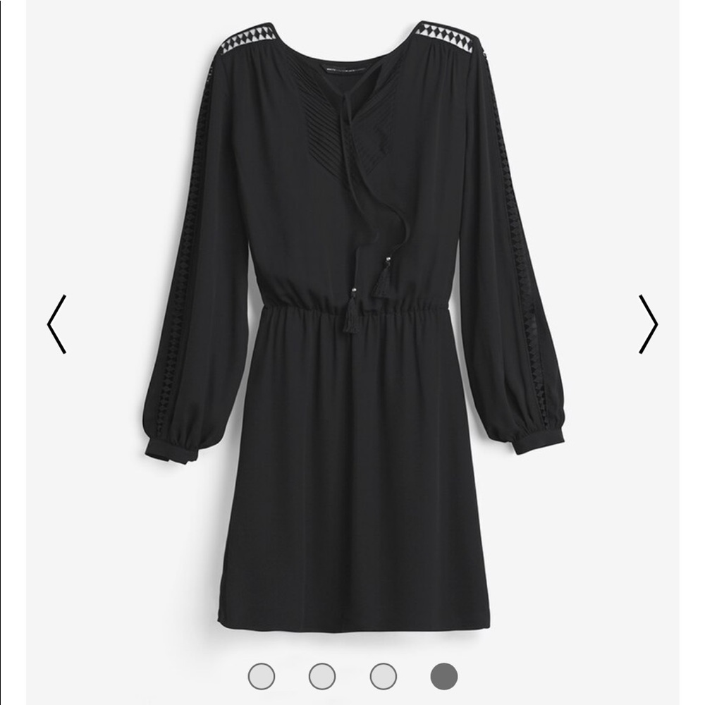 White House Black Market Cut Out Sleeve LBD